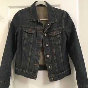 J. Crew Dark Wash Denim Jacket - Small